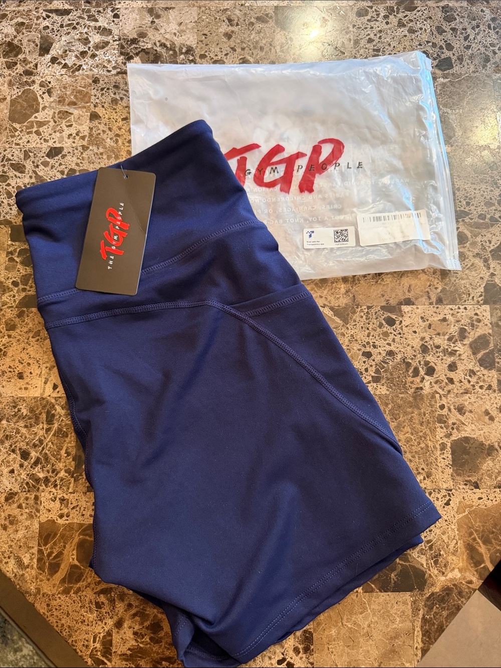 TGP Women's Navy Athletic Shorts